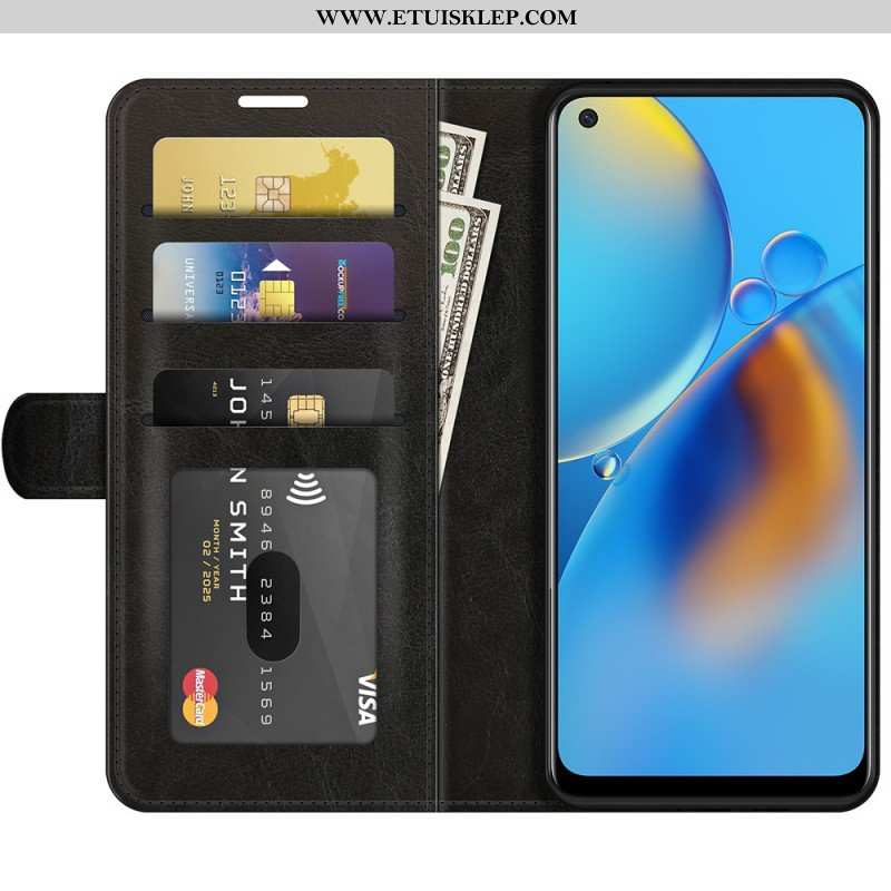 Etui Folio do Oppo A74 4G Ultra Sztuczna Skóra